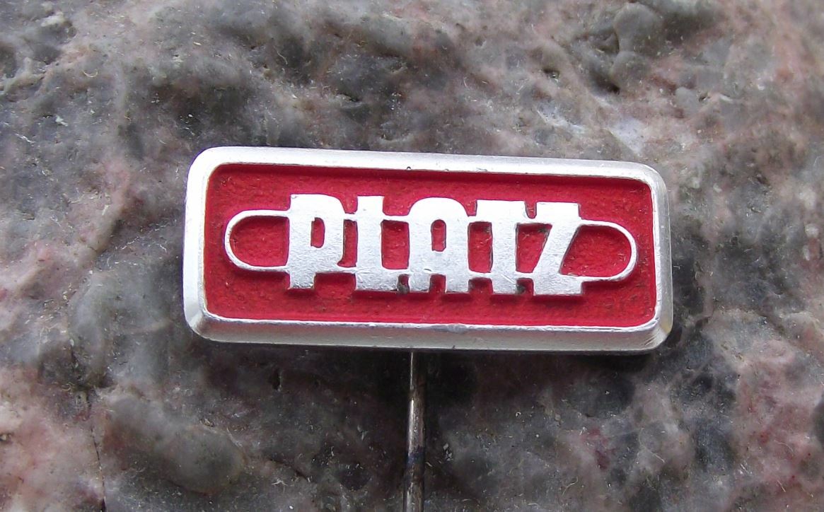 Antique Platz German Germany Company Logo Pin Badge - Badgecrazy