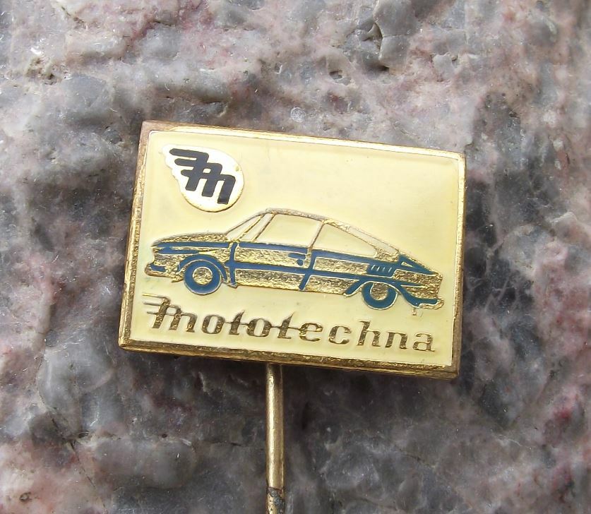 Skoda Rapid Garde Czech Motor Sports Coupe Car Auto Mototechna Firm Pin Badge - Badgecrazy