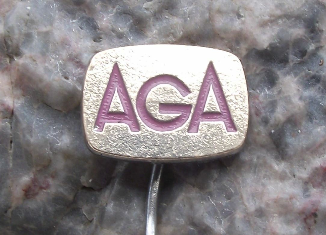 Vintage AGA Swedish Cast Iron Cookers Gas Oven British Kitchen Stove Pin Badge - Badgecrazy
