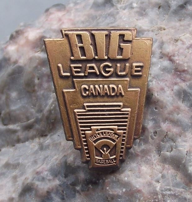 Big League Canada Little League Baseball Canadian Sports Pin Badge - Badgecrazy
