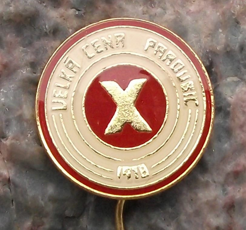 Vintage Tenth X Shotgun Trap Skeet Clay Target Shooting Pardubice Gun Pin Badge - Badgecrazy