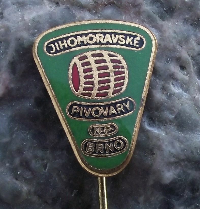 Antique Southern Moravia Brewery Brno Beer Barrel Czechoslovakia Pin Badge - Badgecrazy