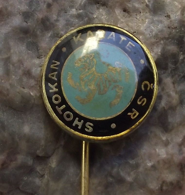 Czechoslovakia Czech Shotokan Karate Union Tiger Logo Martial Arts Pin Badge - Badgecrazy