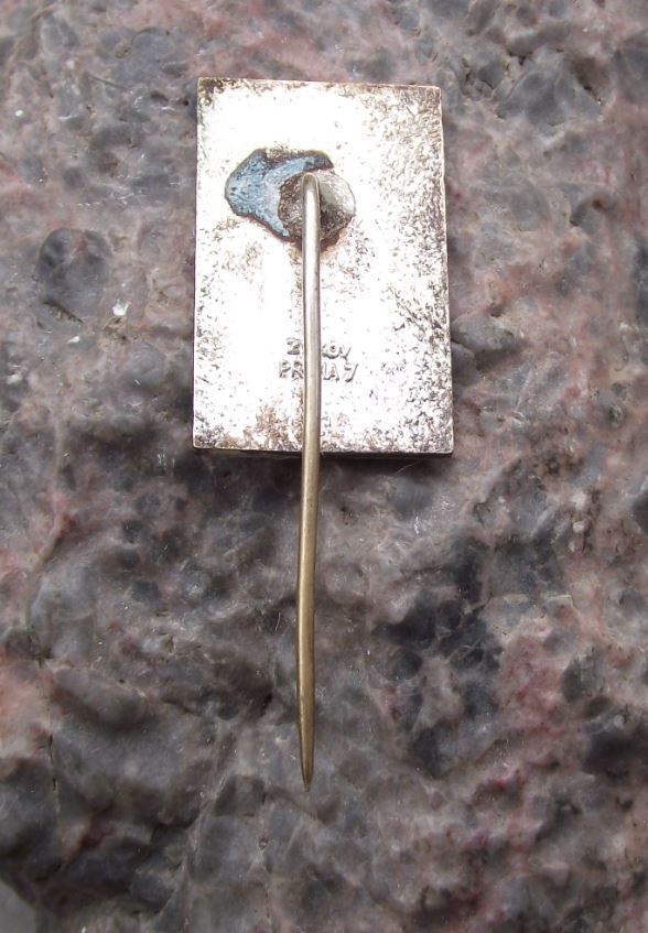 1972 UCI Cyclocross World Championships Prague Bike Czech Bicycle Race Pin Badge - Badgecrazy