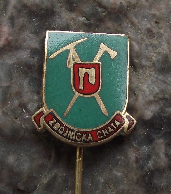 Antique Zbojnicka Chata Slovakia Tatra Mountains National Park Axes Pin Badge - Badgecrazy