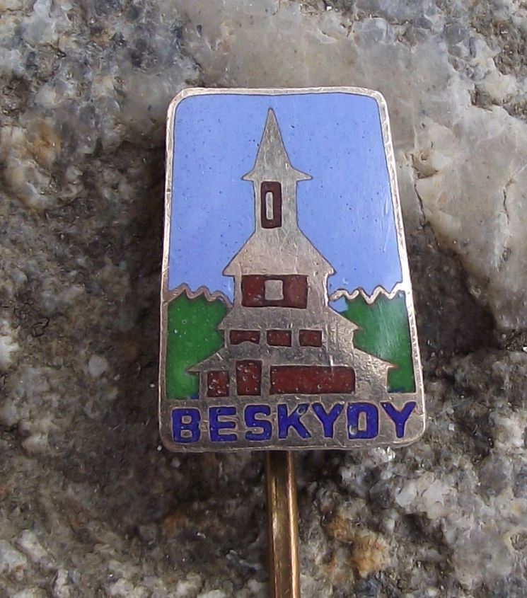 Beskydy Beskid Mountains RadHost Chapel Church Tourist Climbing Pin Badge - Badgecrazy