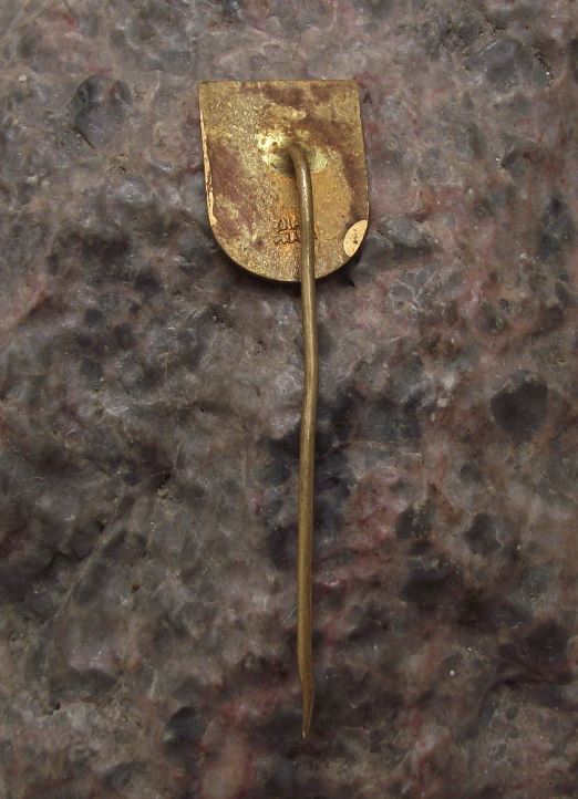 Prostejov Moravia Black Eagle Heraldic Crest Tourist Travel Souvenier Pin Badge - Badgecrazy