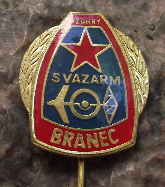 Svazarm Czech Army War Reserves Excellent Recruit Military Award Pin Badge - Badgecrazy