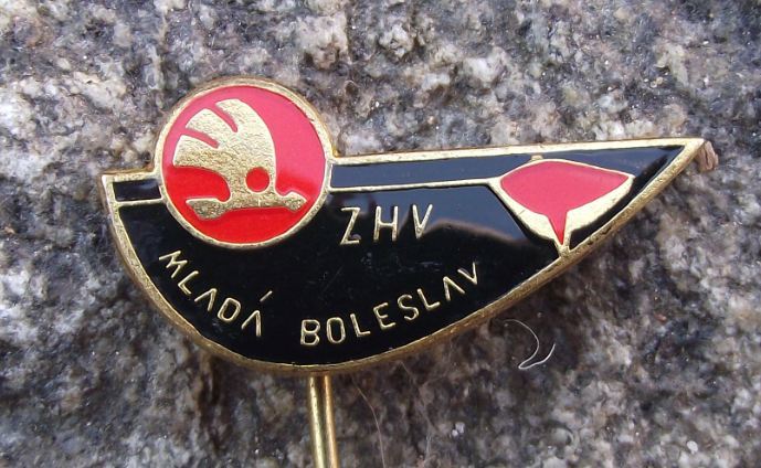 Skoda Factory ZHV Mlada Boleslav Home Town of Skoda Czechoslovakia Factory Pin - Badgecrazy