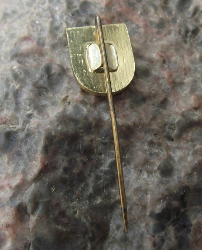 Antique Stralsund Germany German Coat of Arms Heraldic Crest Pin Badge - Badgecrazy