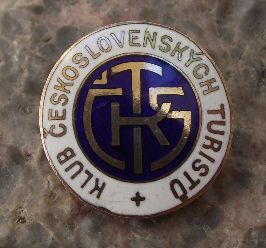 Vintage Czech Tourist Club KCT Klub Ceskych Turistu Travel Society Pin Badge - Badgecrazy