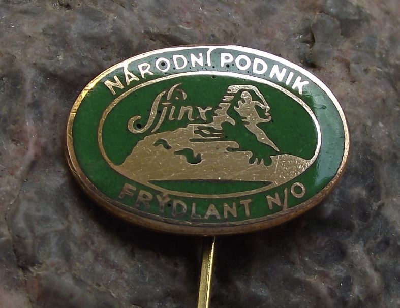 Antique Egyptian Sphinx Sfinx Half Lion & Woman Mythical Creature Pin Badge - Badgecrazy