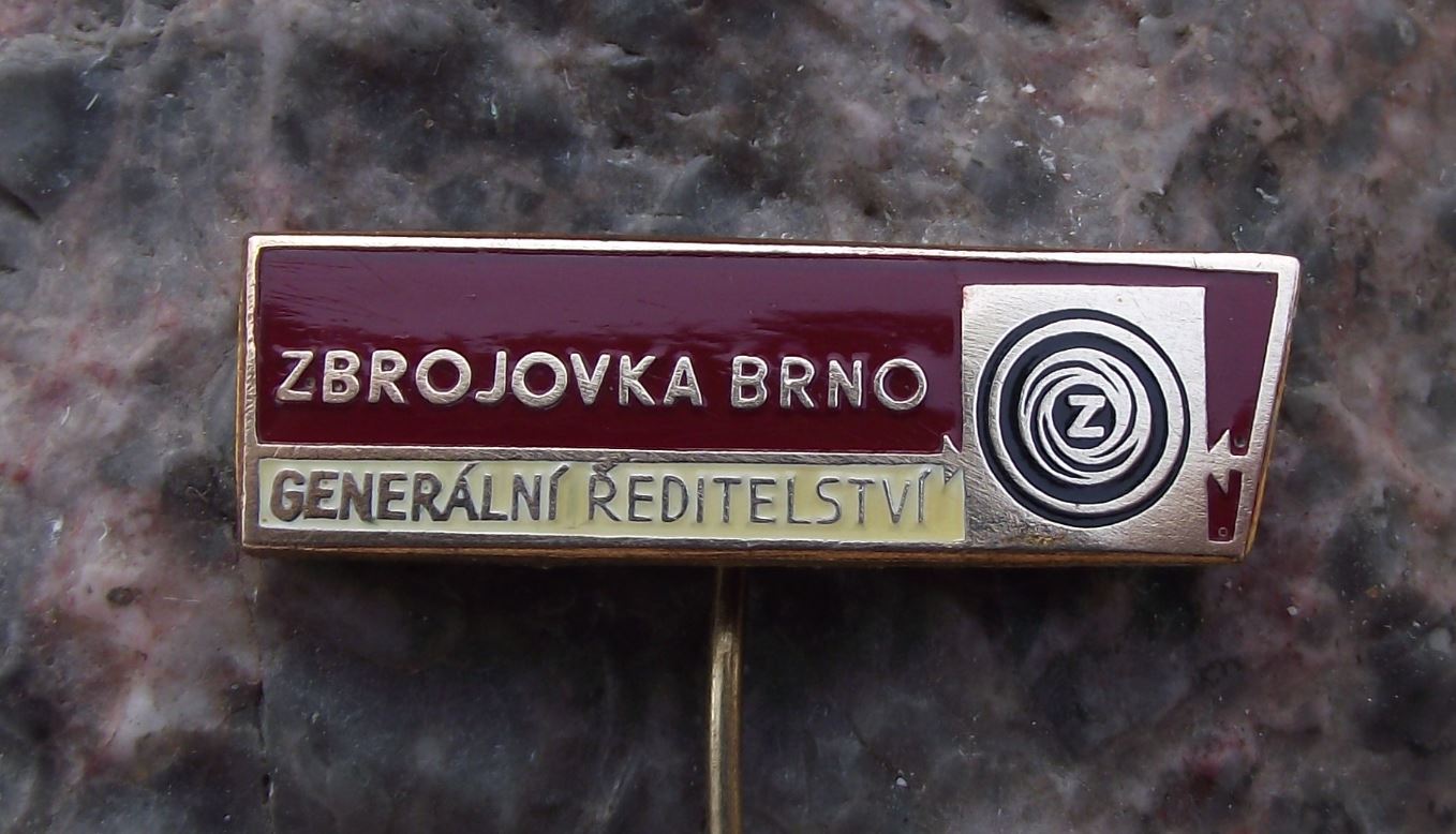 Cz Czechoslovakia Czech Weapons Rifle Gun General Management Brno Pin Badge - Badgecrazy