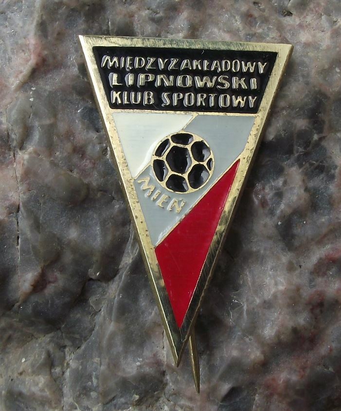 Vintage Lipnowski Klub Sportowy Poland Polish Football Soccer Club Pin Badge - Badgecrazy