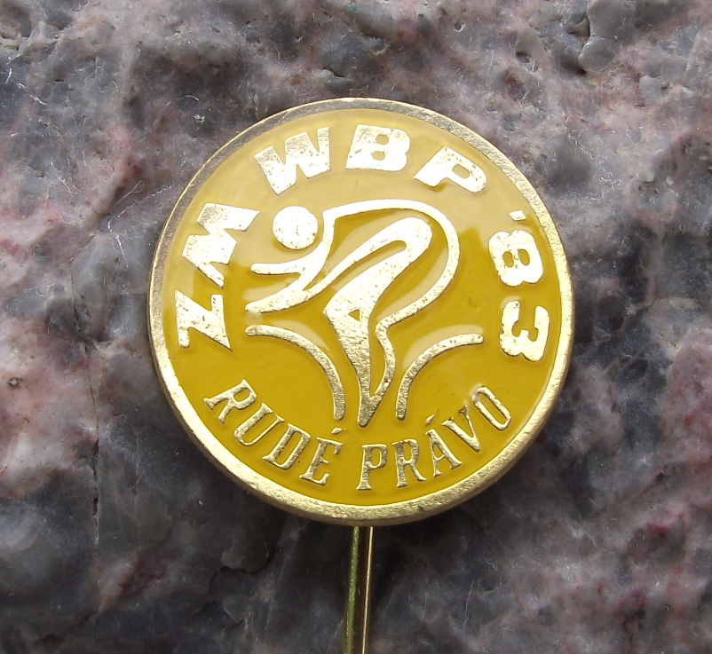 1983 WBP Zavod Miru International Bicycle Road Race Cycle Bike Cycling Pin Badge - Badgecrazy