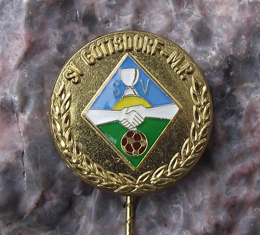 Vintage SV Sports Club Gottsdorf M.P. Marbach Persenbeug Football Pin Badge - Badgecrazy