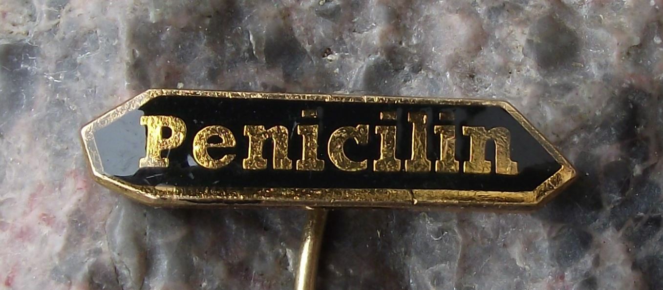 Vintage Penicillin Medicine Drug Medical Awareness Advertising Pin Badge - Badgecrazy