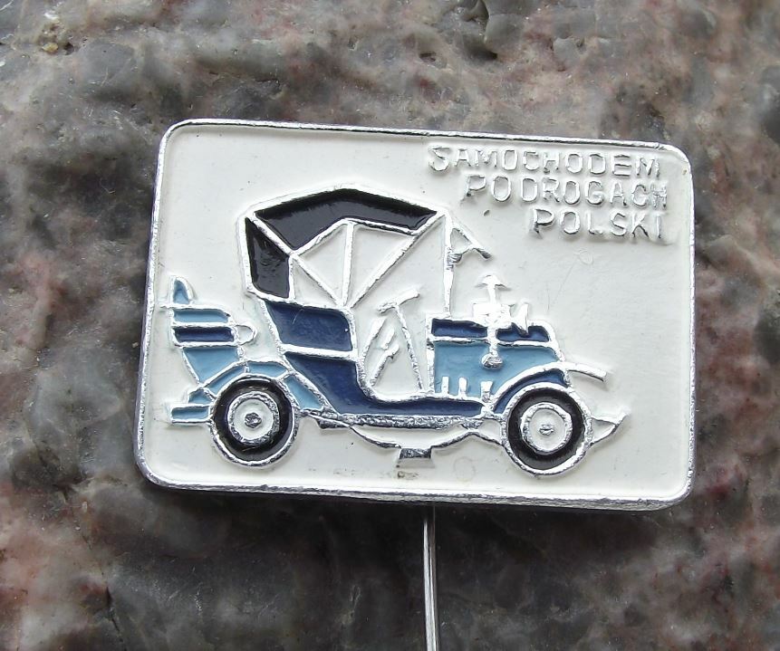 Antique Poland Veteran Vintage Cars Polish Road Driving Series Pin Badge - Badgecrazy