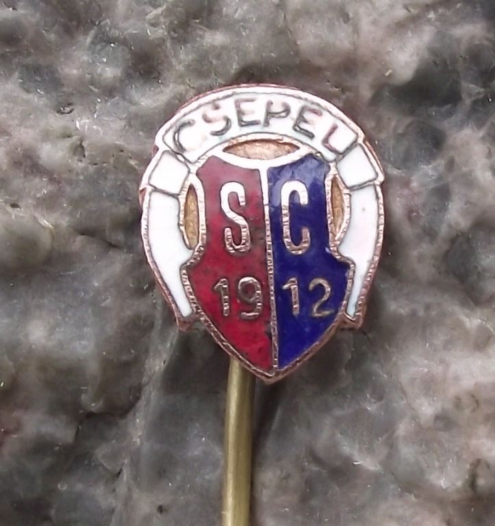 Antique Csepeli Torna Klub Football Club Soccer Csepel SC 1912 Hungary Pin Badge - Badgecrazy