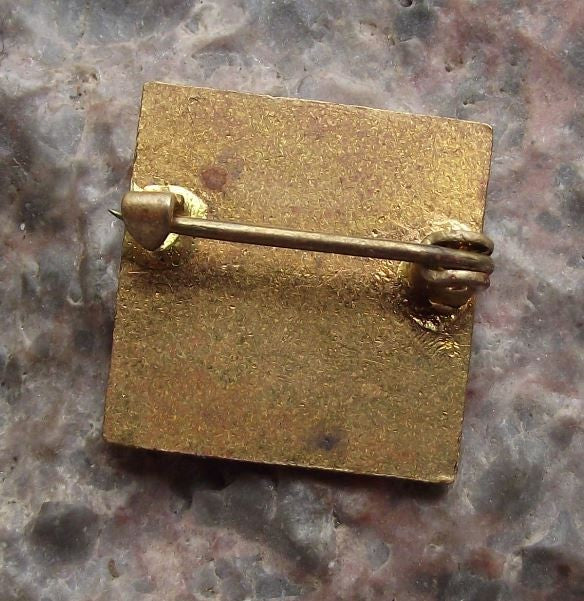 Vintage CSTV Sports Gymnastics Hand Stand Back Walkover Split Exercise Pin Badge - Badgecrazy