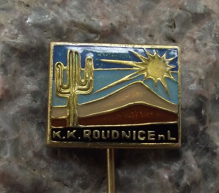 Antique Cactus Club Society Czechoslovakia Roudnice nad Labem Members Pin Badge - Badgecrazy
