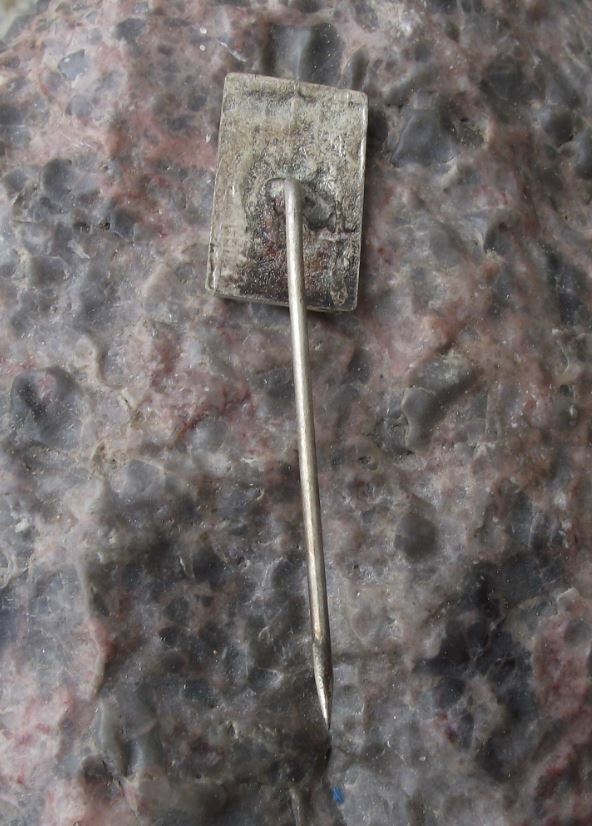1965 Husinec Czechoslovakia Coat of Arms 550th Anniversary Heraldic Pin Badge - Badgecrazy