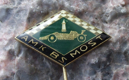 Antique Czech Automotoklub AAA Association Racing Car Club AMK Most Pin Badge - Badgecrazy