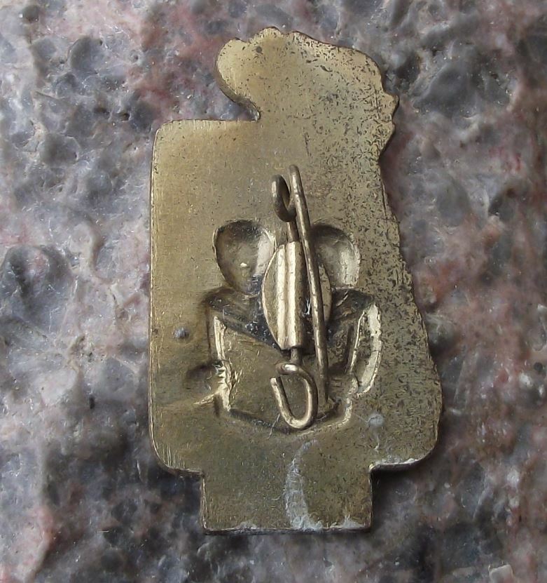1977 Thalmann Pioneer Gute Arbeit Schule DDR Good School Work Award Pin Badge - Badgecrazy