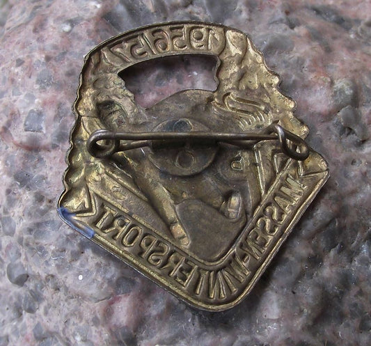 1957 Thalmann Pioneer Organisation Youth Sommersport Athletics Award Pin Badge - Badgecrazy
