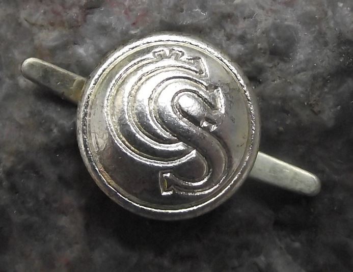 Antique Czechoslovakia Sokol Gymnastics Exercise Movement Uniform Buttons 1.5cm - Badgecrazy