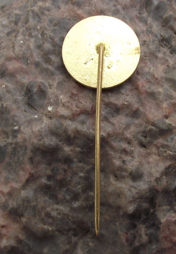 1981 Aquarium Tropical Livebearing Fish First 1st International Show Pin Badge - Badgecrazy
