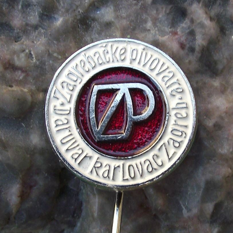 Antique Pivovara Brewery Daruvar Zagreb Croatia Lager Beer Pin Badge - Badgecrazy
