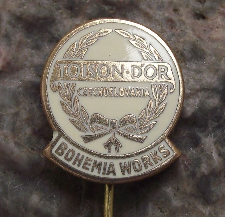 Antique Toison d'Or Czechoslovakia Pencil Charcoal Drawing Art Supply Pin Badge - Badgecrazy