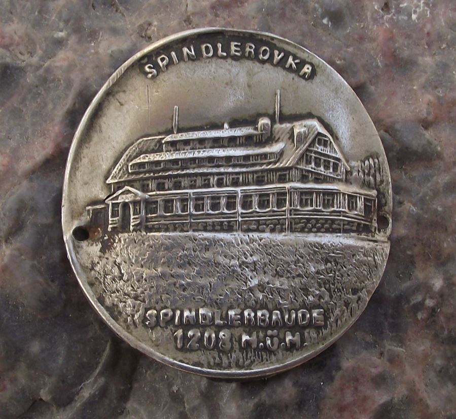 Spinderovka Krkonose Mountains 1208m Walking Lodge Stick Shield Stocknagel - Badgecrazy