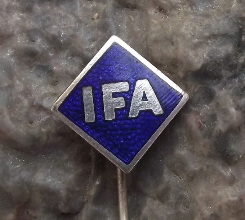 Antique IFA Industrieverband Fahrzeugbau East German Automotive Firm Pin Badge - Badgecrazy