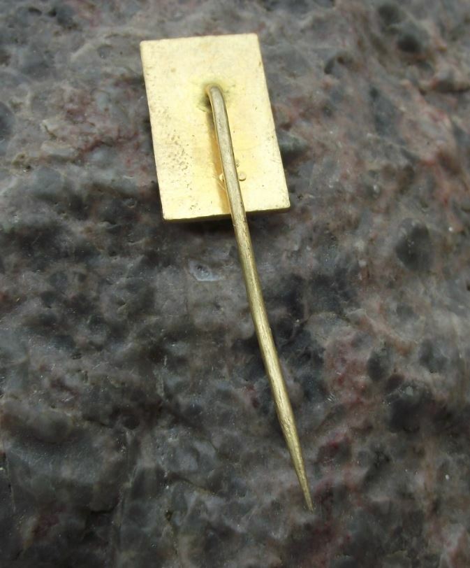 Svazarm Czech Military Army Reserve Marksman Shooter Golden Ticket Pin Badge - Badgecrazy