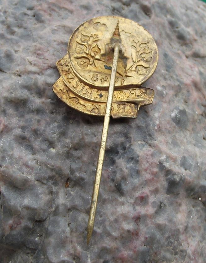 1948 UNESCO Kromeriz Baroque Castle Czechoslovakia Palace Czech Pin Badge