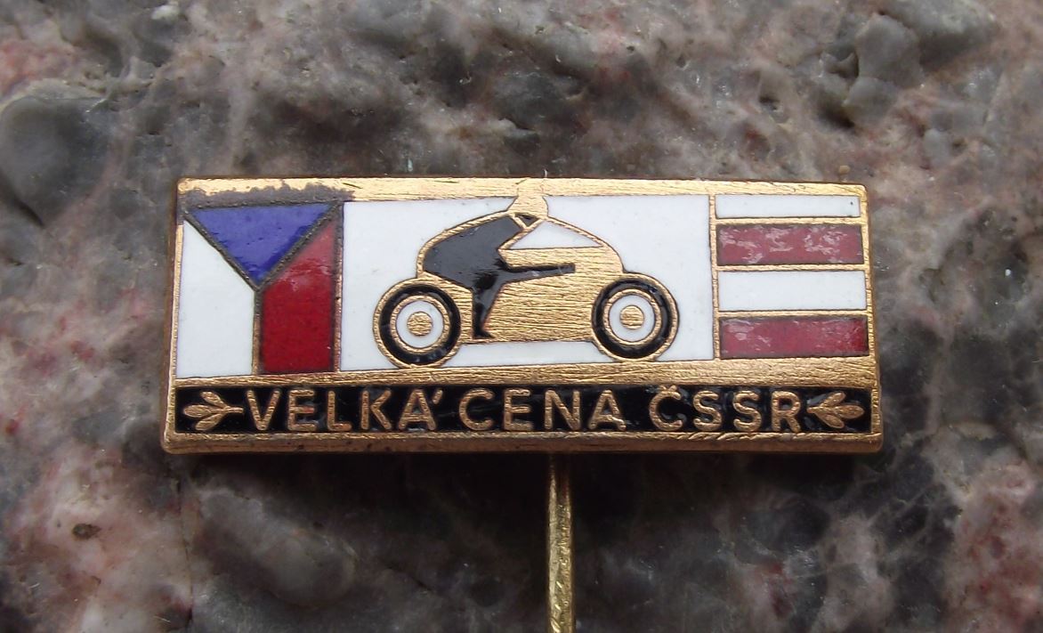 Antique Motorcycle World Championship Brno Grand Prix MotoGP Racing Pin Badge - Badgecrazy
