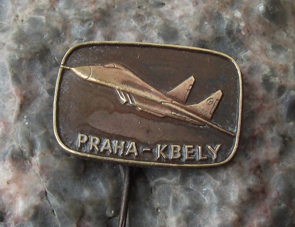 Vintage Czechoslovakia Prague Kbely Military Base Mig 29 Fulcrum Pin Badge - Badgecrazy