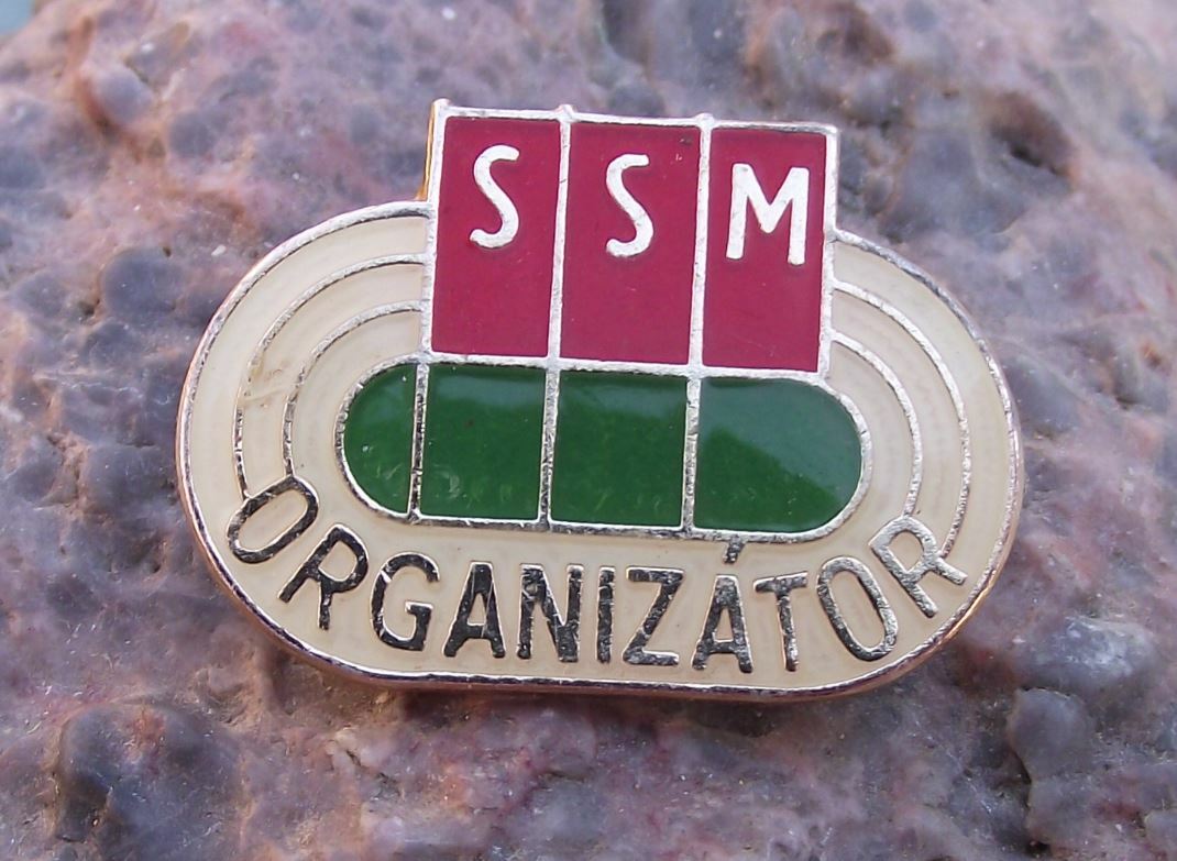 Antique SSM Socialist Youth of Czechoslovakia Organiser Clasp Pin Badge - Badgecrazy