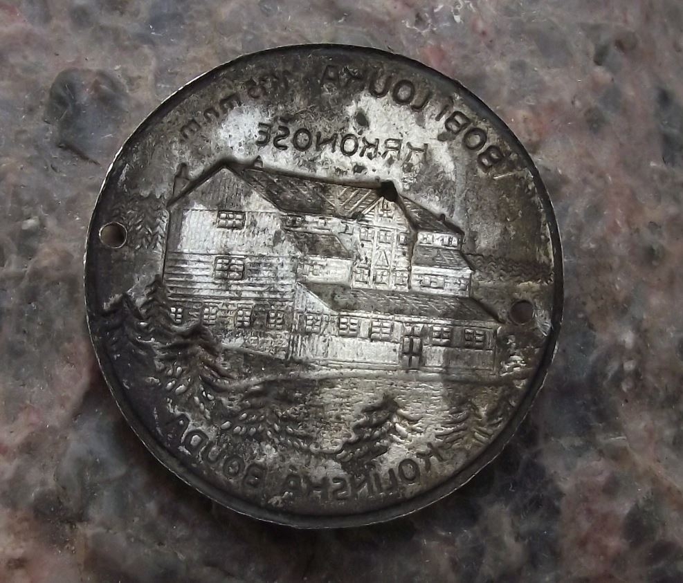 Kolinska Bouda Krkonose Mountains 1115m Walking Lodge Stick Shield Stocknagel - Badgecrazy
