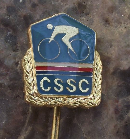 CSSC Czechoslovakia CSSR Cycling Club Association Bicycle Members Pin Badge - Badgecrazy