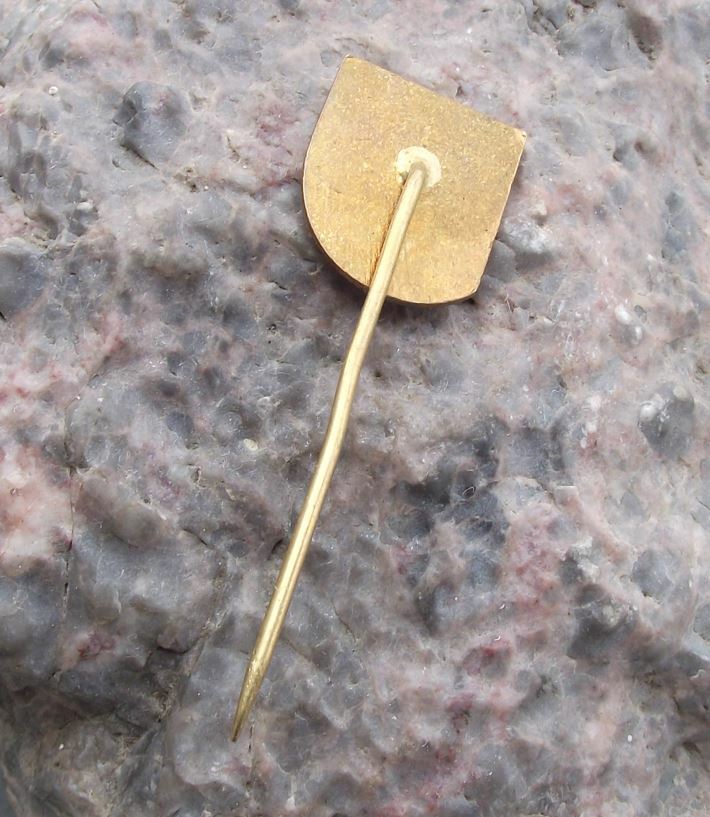 Vintage Gottwaldov Fishing Association 50th Anniversary Members Fish Pin Badge - Badgecrazy