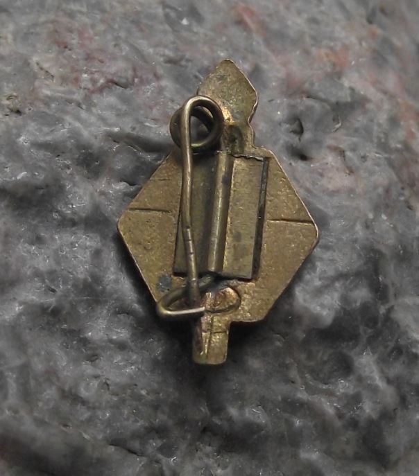 Antique Soviet Union Rusian Flaming Torch VI Number 6 or VI Lenin Pin Badge - Badgecrazy