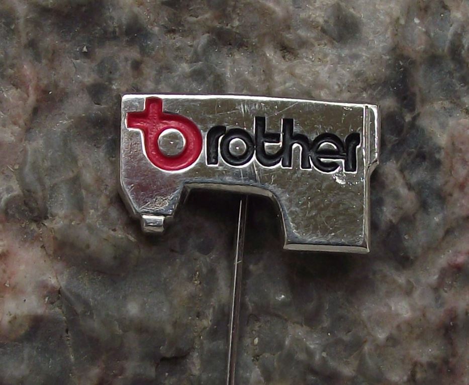 Brother Industries Sewing Machine Advertising Japanese Electronics Pin Badge - Badgecrazy