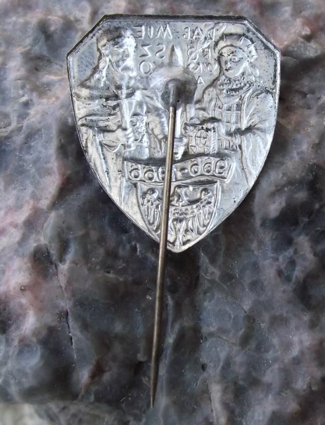 1966 Gniezno Christianization of Poland 1000th Anniversary Eagle Crest Pin Badge - Badgecrazy