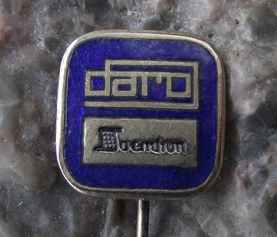 Daro Soemtron Vintage East German DDR GDR Printing Calculators Firm Pin Badge - Badgecrazy