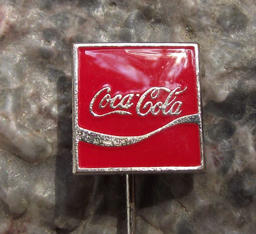 Antique Coca Cola Soft Fizzy Carbonated Drink Coke Logo Advertising Pin Badge - Badgecrazy