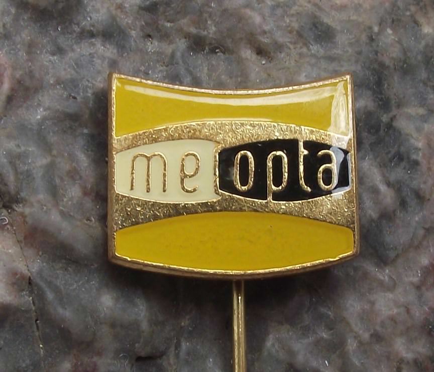 Meopta Stereo View Master Firm Czech Camera Optical Meoskop Company Pin Badge - Badgecrazy