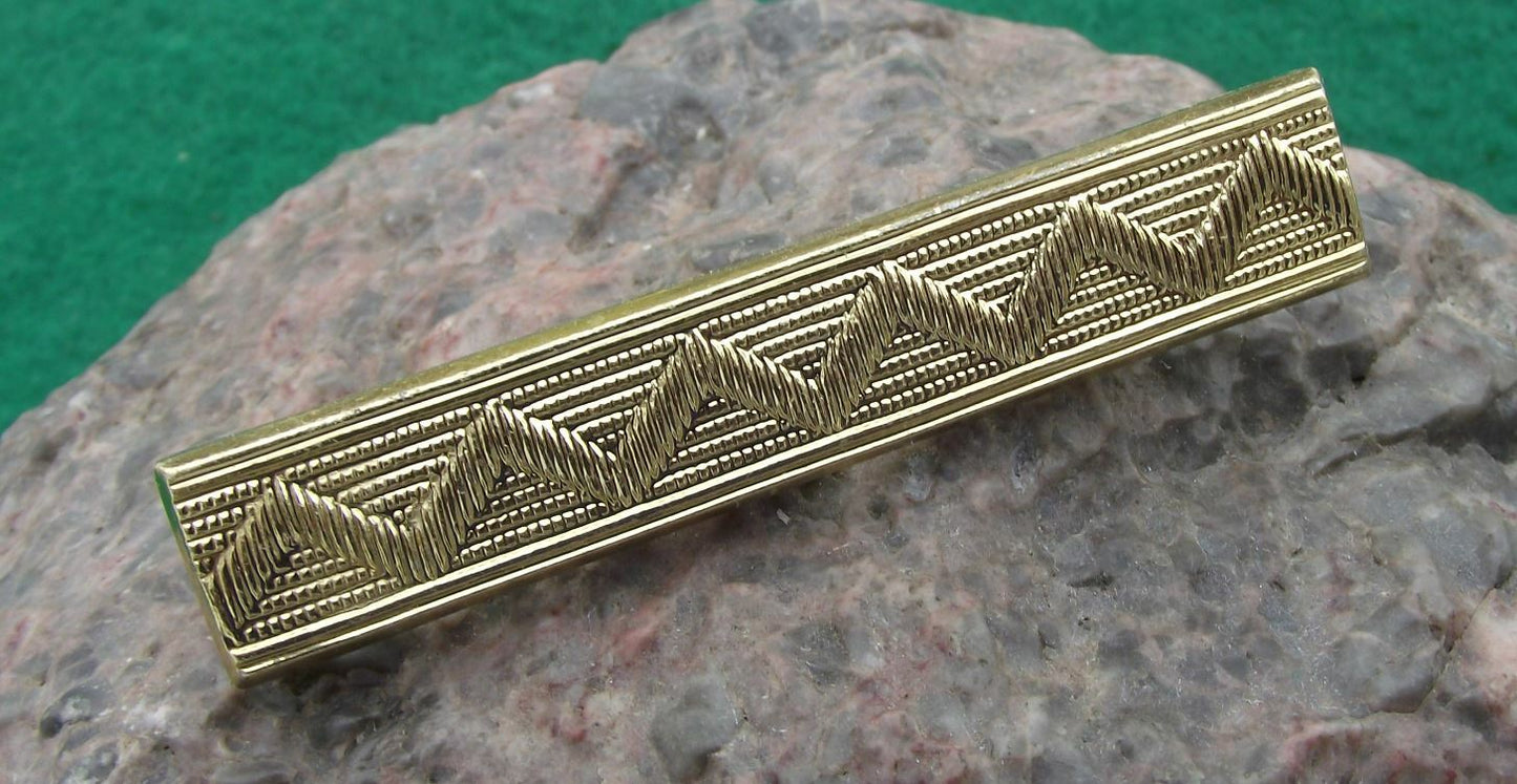 Czechoslovakia Czech Army Uniform Badge Military Ribbon Golden Rank Bar Stripe - Badgecrazy